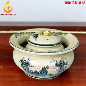 Điếu bát cổ men rạn không bọc mã DB1012